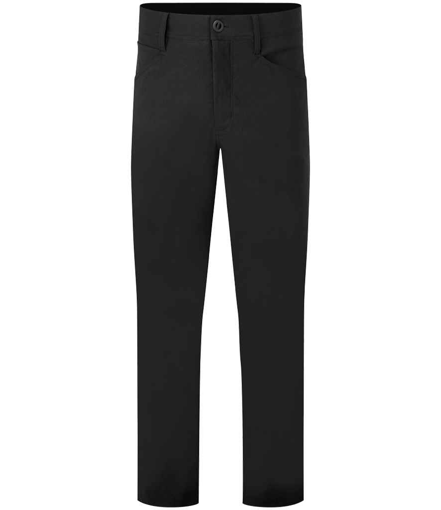 [PR566 BLK XS/L] Premier Unisex Stretchchecker Adapt Trousers (XS/L, Black)