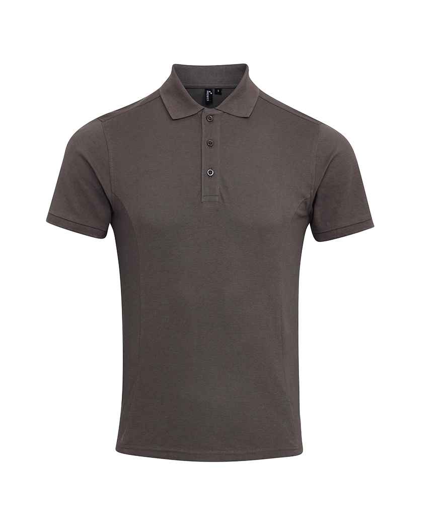 [PR630 DGY S] Premier Coolchecker® Plus Piqué Polo Shirt (S, Dark Grey)