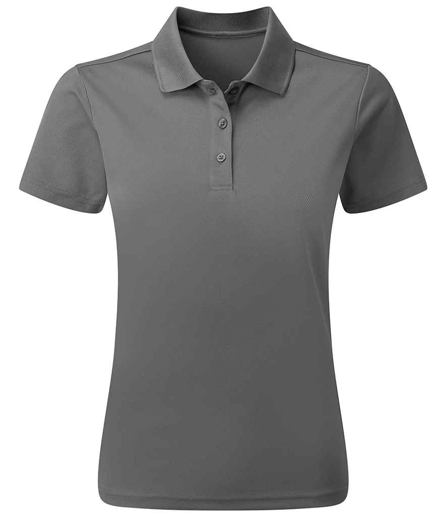 [PR633 DGY XS] Premier Ladies Spun Dyed Recycled Polo Shirt (XS, Dark Grey)