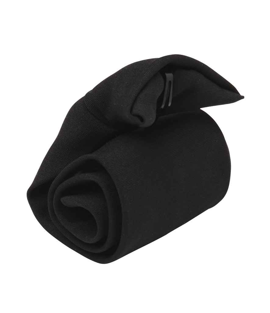 [PR710 BLK ONE] Premier Clip on Tie (Black)
