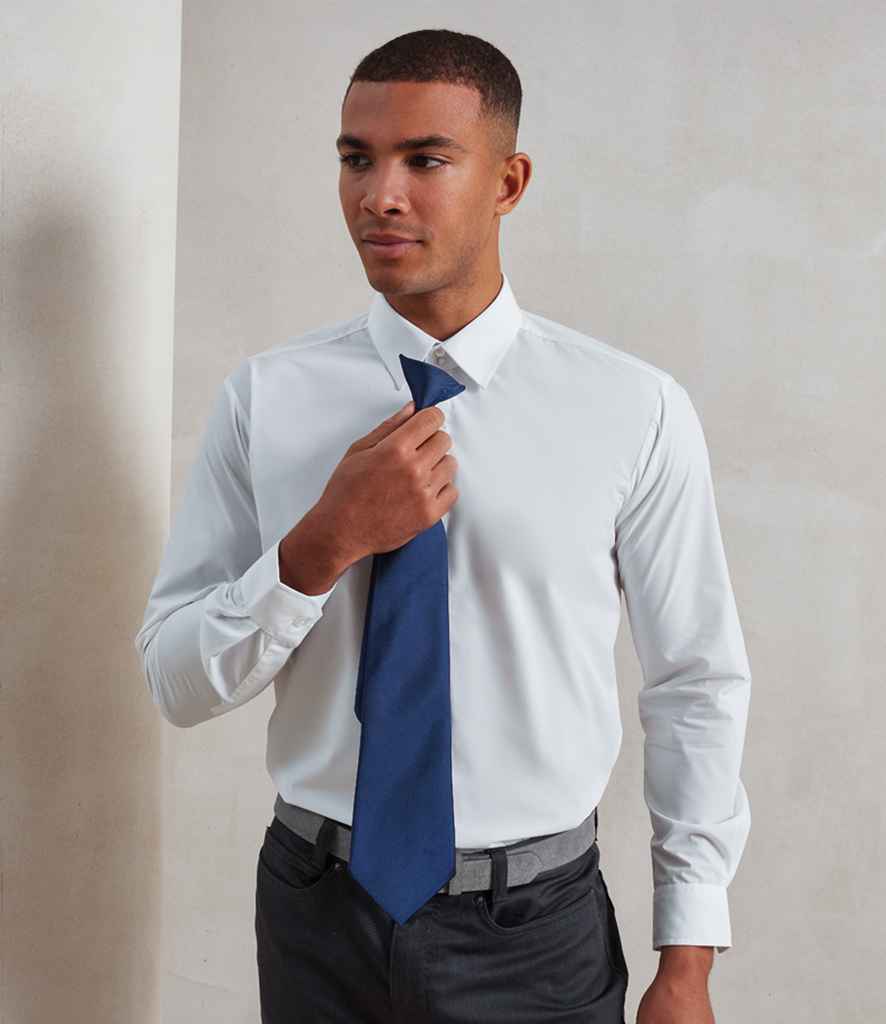 [PR785 TUR ONE] Premier 'Colours' Fashion Clip Tie (Turquoise Blue)