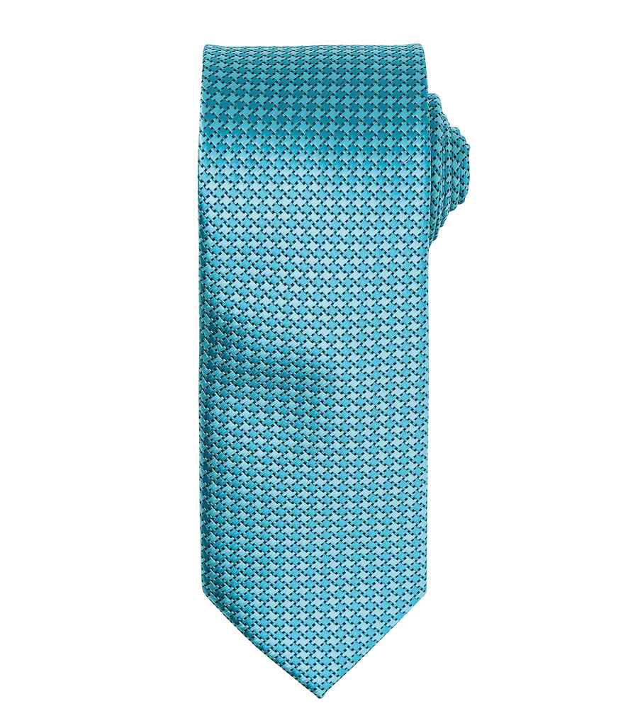 [PR787 TUR ONE] Premier Puppy Tooth Tie (Turquoise Blue)