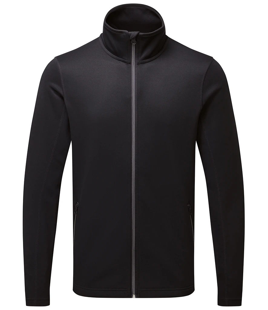 [PR808 DGY S] Premier Spun Dyed Recycled Zip Through Sweat Jacket (S, Dark Grey)