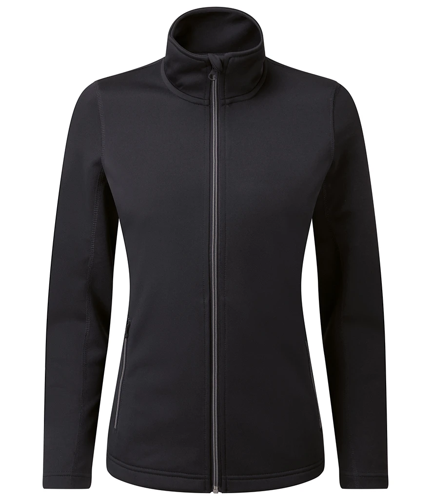 [PR809 DGY XS] Premier Ladies Spun Dyed Recycled Zip Through Sweat Jacket (XS, Dark Grey)