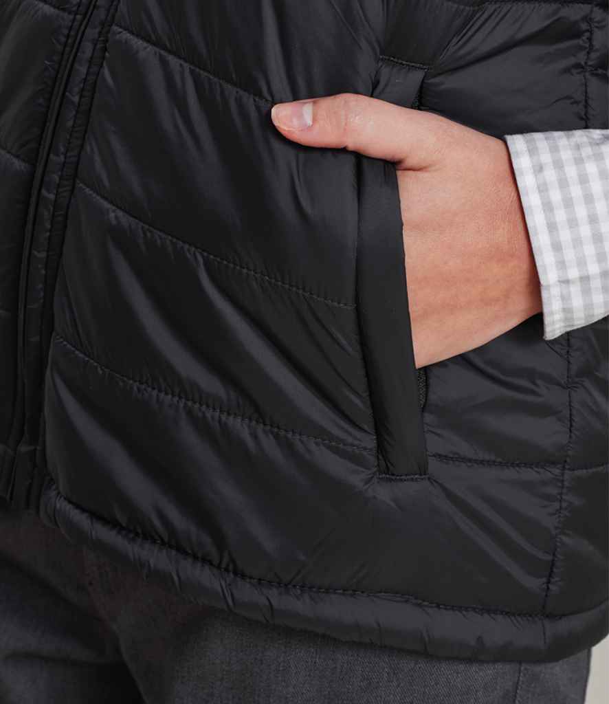 [PR815 BLK XS] Premier Ladies Recyclight® Padded Gilet (XS, Black)