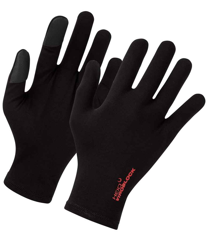 [PR998 BLK S] Premier HeiQ Viroblock Touch Gloves (S)
