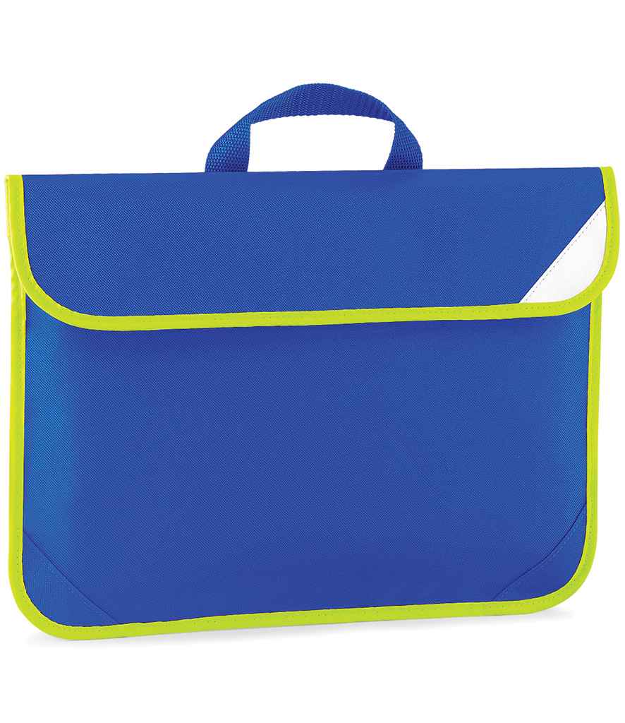 [QD452 BRO ONE] Quadra Enhanced-Viz Book Bag (Bright Royal)