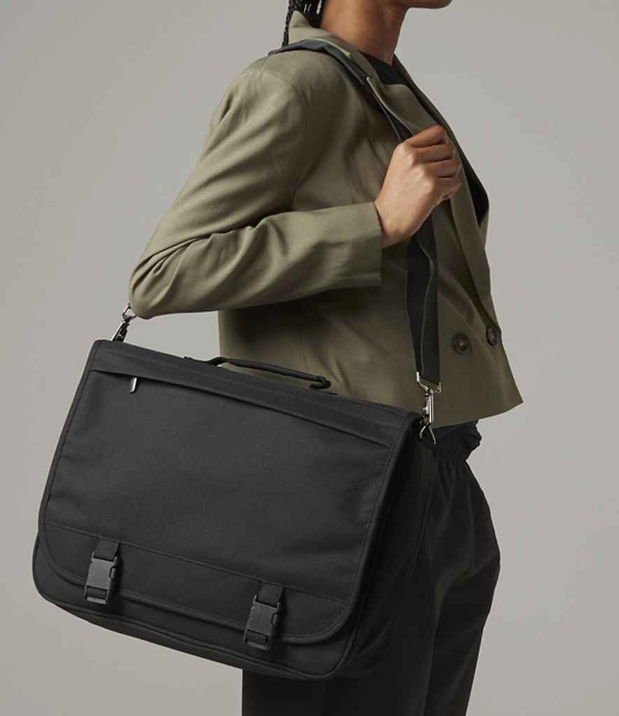 [QD65 BLK ONE] Quadra Portfolio Briefcase (Black)