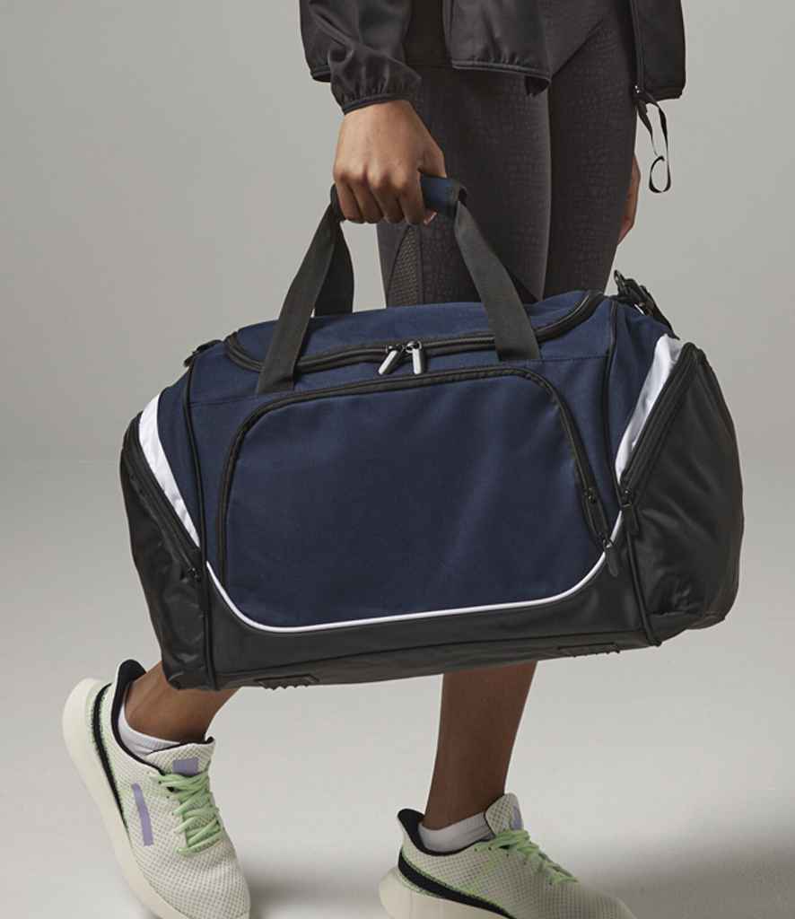[QS277 FN/WH ONE] Quadra Pro Team Locker Bag (French Navy/White)