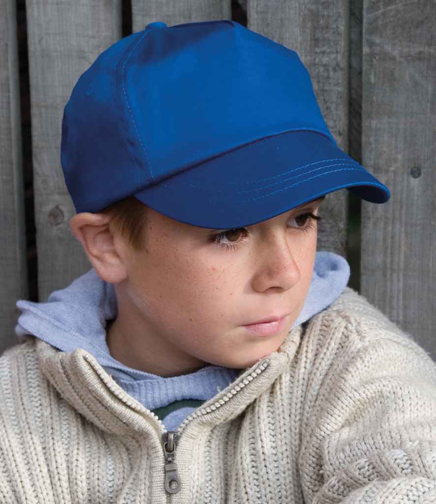 [RC005B SKY ONE] Result Kids Cotton Cap (Sky)