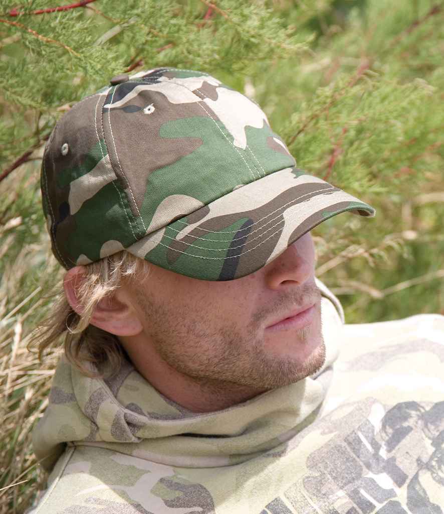 [RC010 BLK ONE] Result Heavy Cotton Drill Pro-Style Cap (Black)