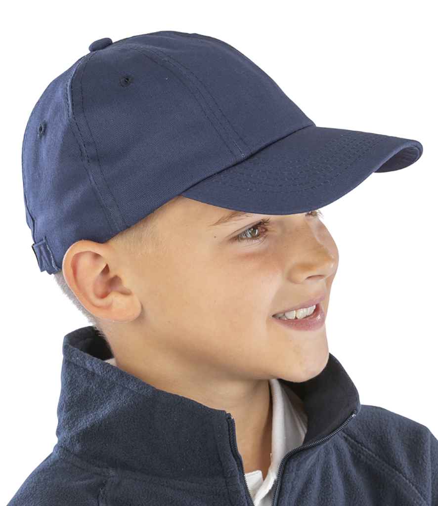 [RC018B BLK ONE] Result Kids Low Profile Cotton Cap (Black)