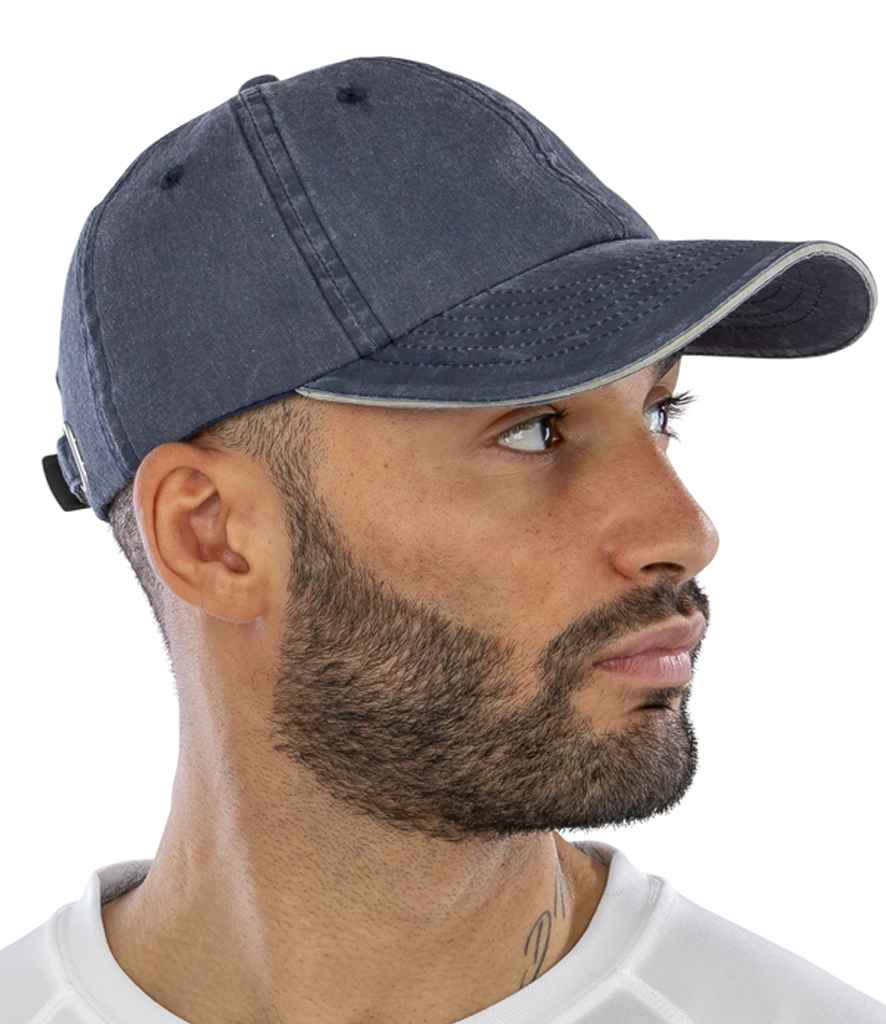 [RC054 PUT ONE] Result Washed Fine Line Cotton Cap (Putty)