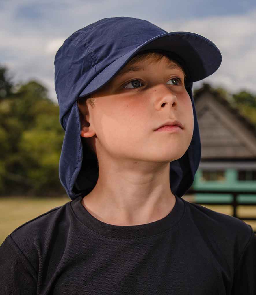 [RC069B NAV ONE] Result Kids Legionnaires Cap (Navy)