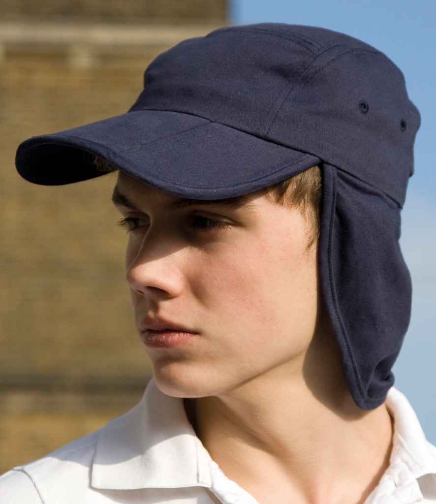 [RC076 BLK ONE] Result Fold Up Legionnaires Cap (Black)