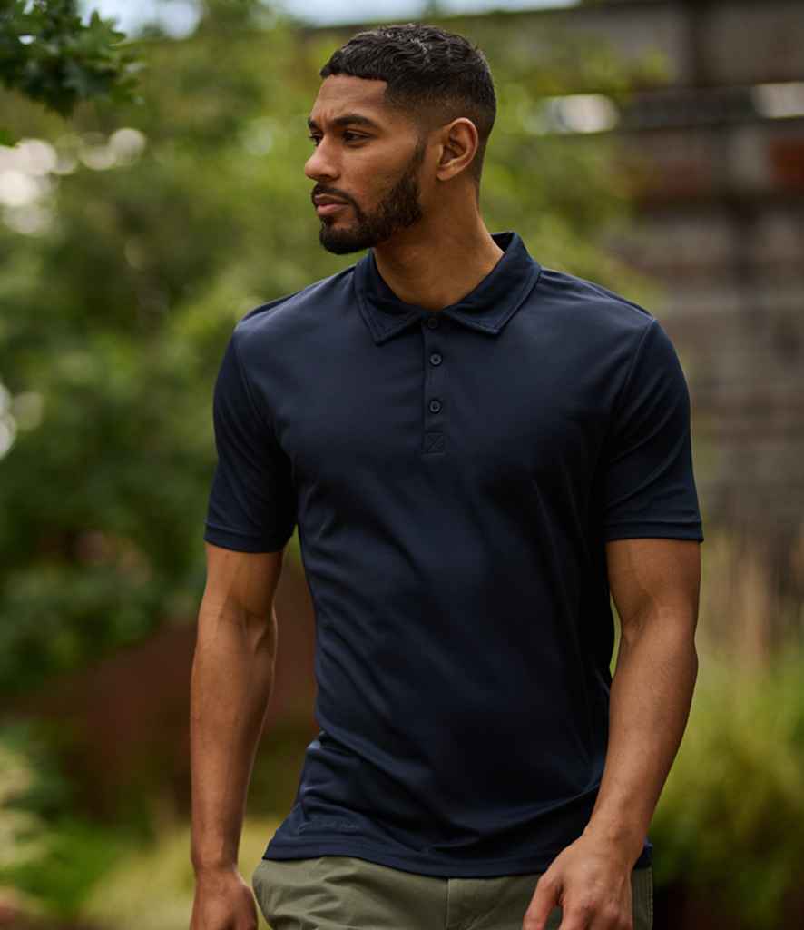 [RG2150 BLK S] Regatta Honestly Made Recycled Polo Shirt (S, Black)