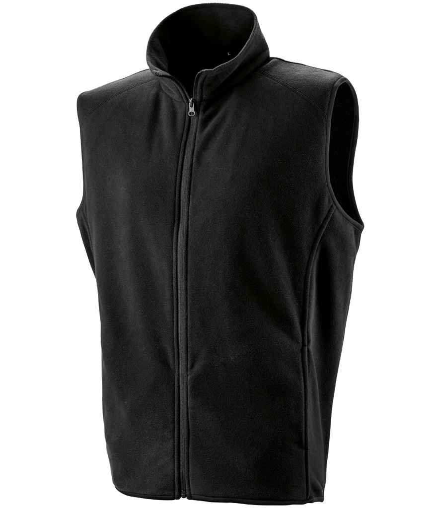 [RS116 BLK XS] Result Core Micro Fleece Gilet (XS, Black)