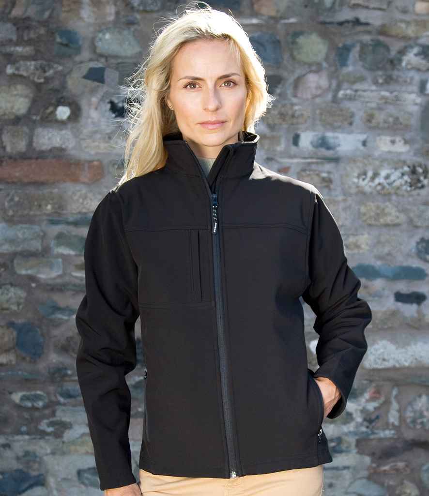 [RS121F AZR S] Result Ladies Classic Soft Shell Jacket (S, Azure)