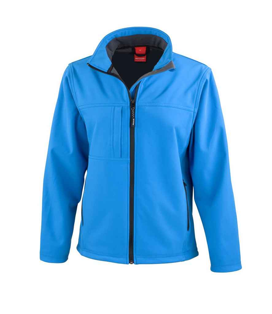 [RS121F AZR S] Result Ladies Classic Soft Shell Jacket (S, Azure)