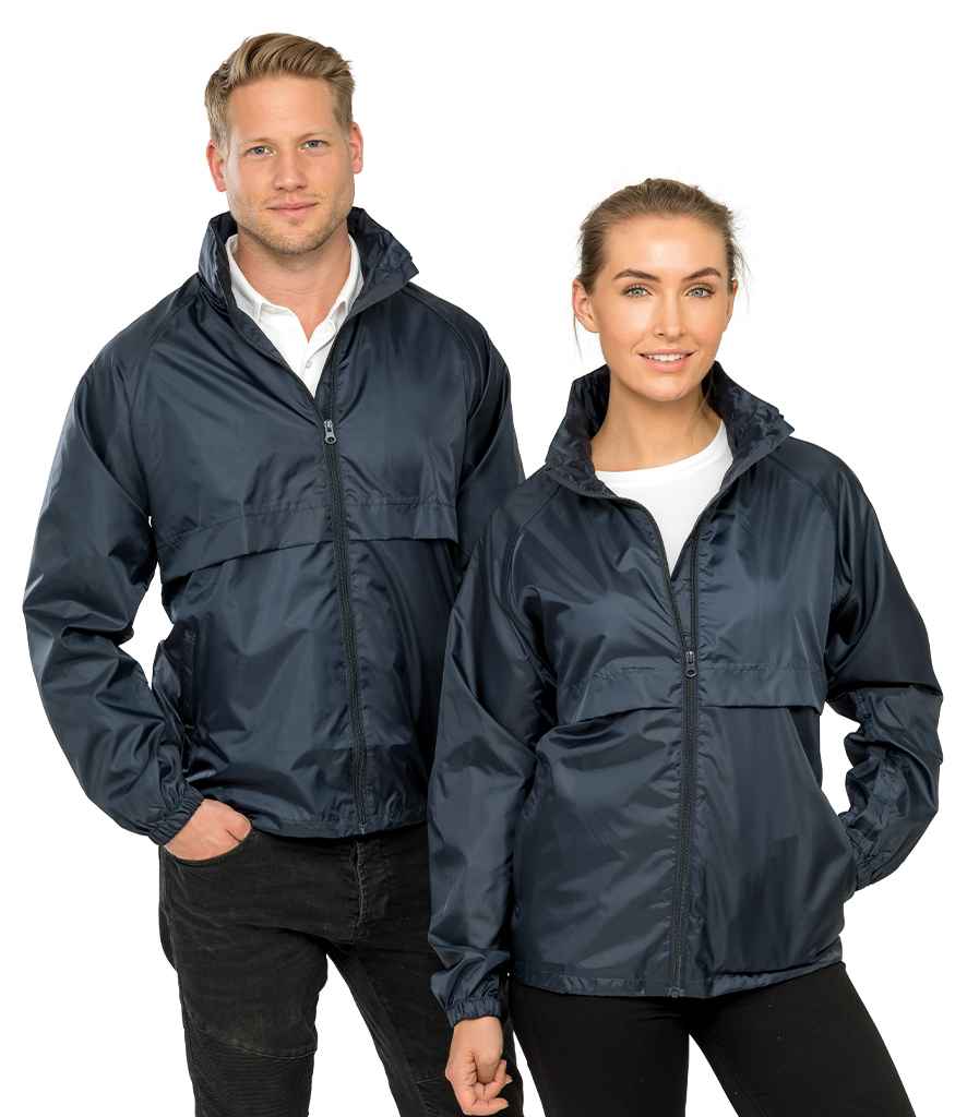 [RS205 BLK XS] Result Core Lightweight Lined Waterproof Jacket (XS, Black)