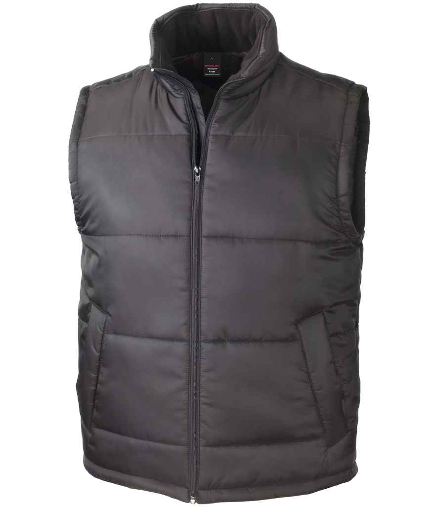 [RS208 BLK XS] Result Core Padded Bodywarmer (XS, Black)