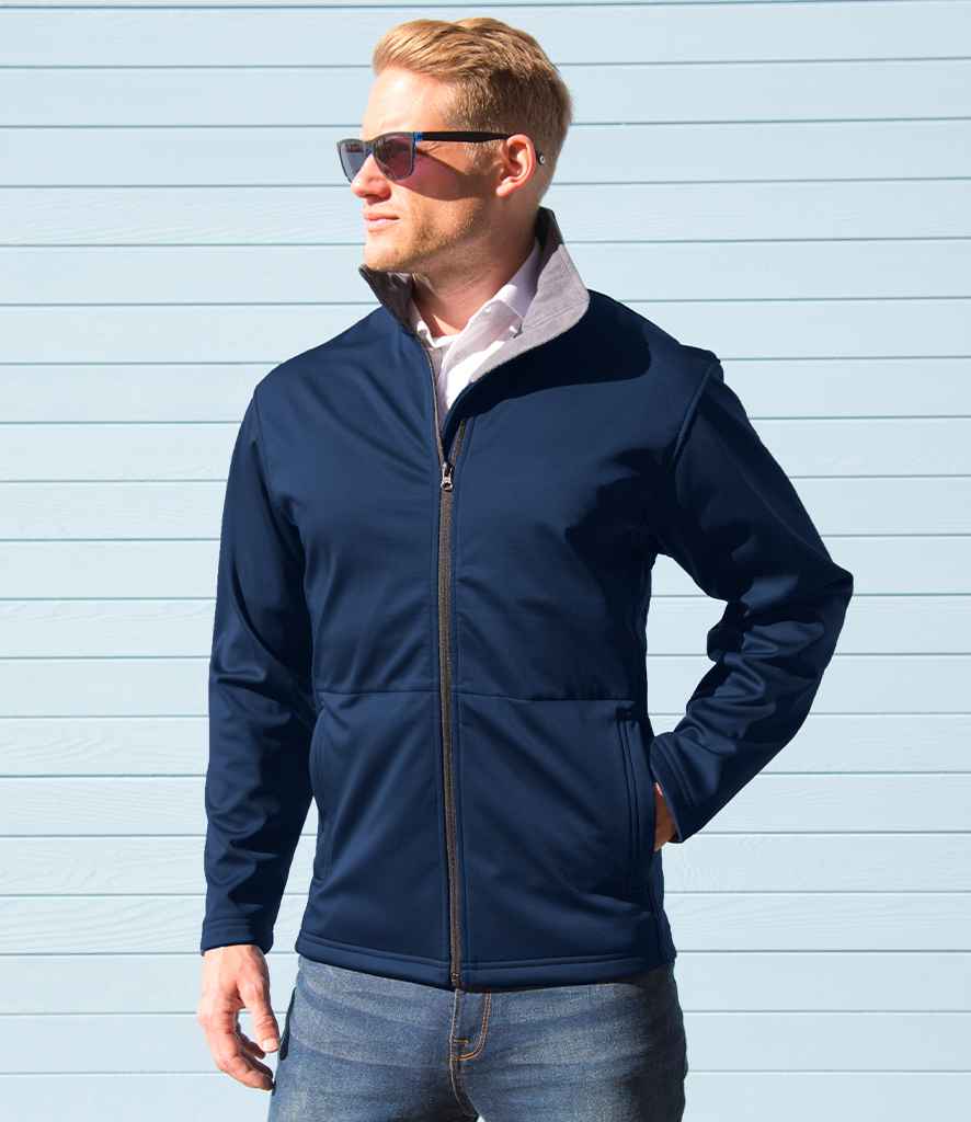 [RS209M BLK XS] Result Core Soft Shell Jacket (XS, Black)