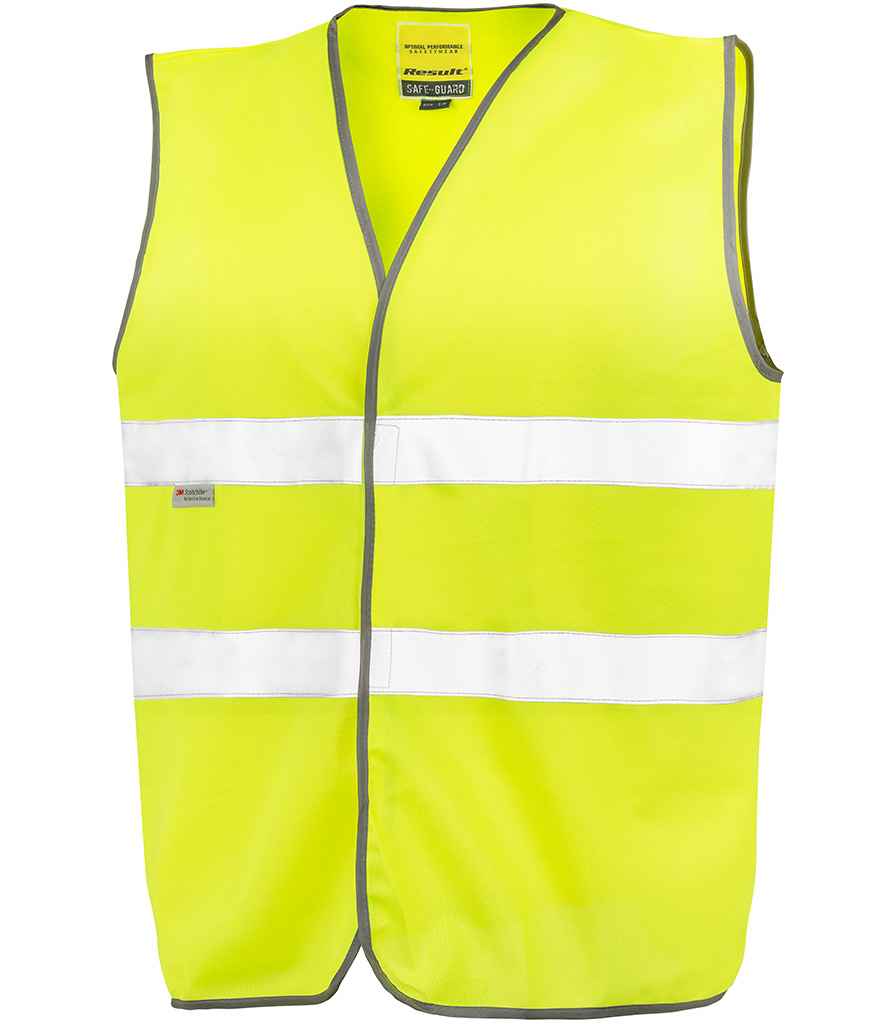 [RS211 YEL S/M] Result Safe-Guard Motorist Hi-Vis Safety Vest (S/M, Yellow)