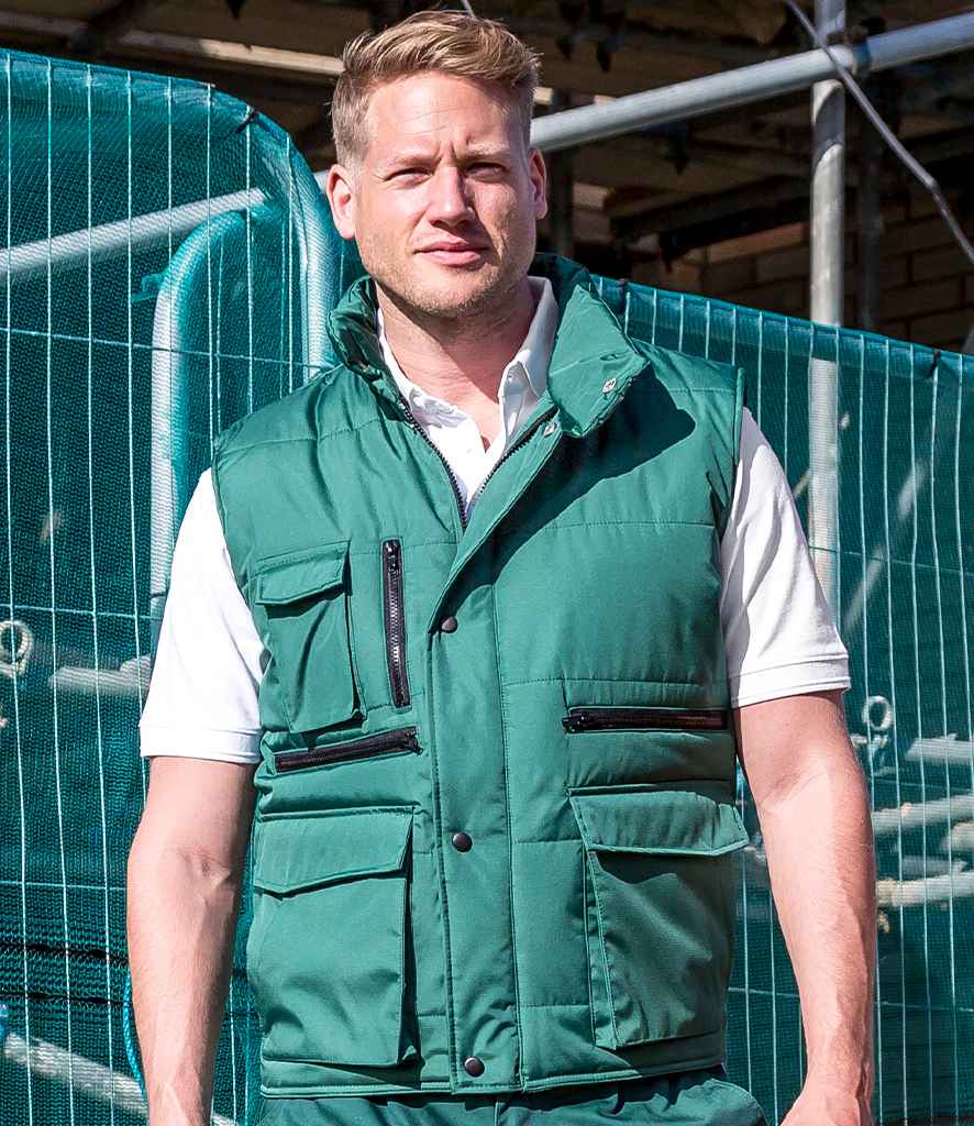 [RS127 BLK S] Result Work-Guard Lance Bodywarmer (S, Black)