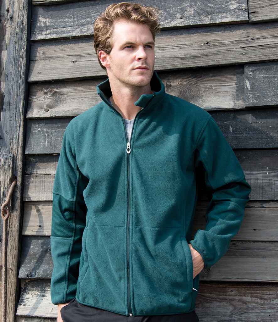 [RS131M BLK S] Result Osaka Combed Pile Soft Shell Jacket (S, Black)