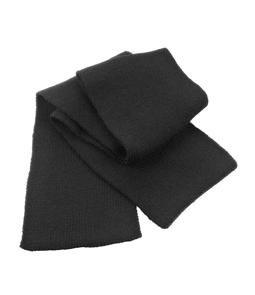 [RS145 BLK ONE] Result Classic Heavy Knit Scarf (Black)