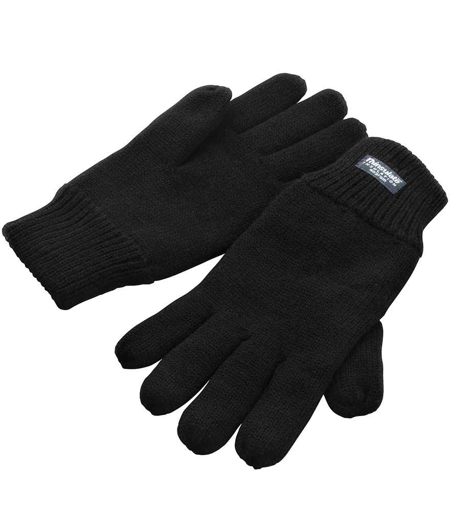 [RS147 BLK S/M] Result Classic Lined Thinsulate™ Gloves (S/M, Black)