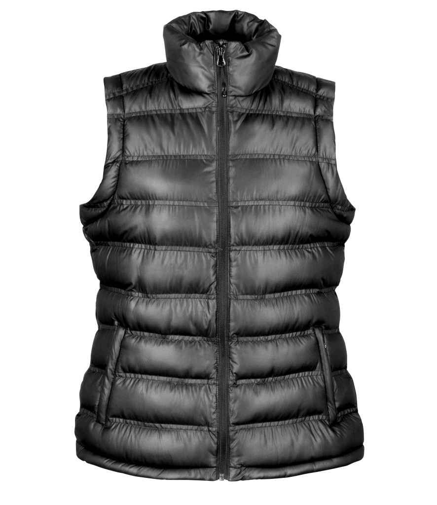 [RS193F BLK XS] Result Urban Ladies Ice Bird Padded Gilet (XS, Black)