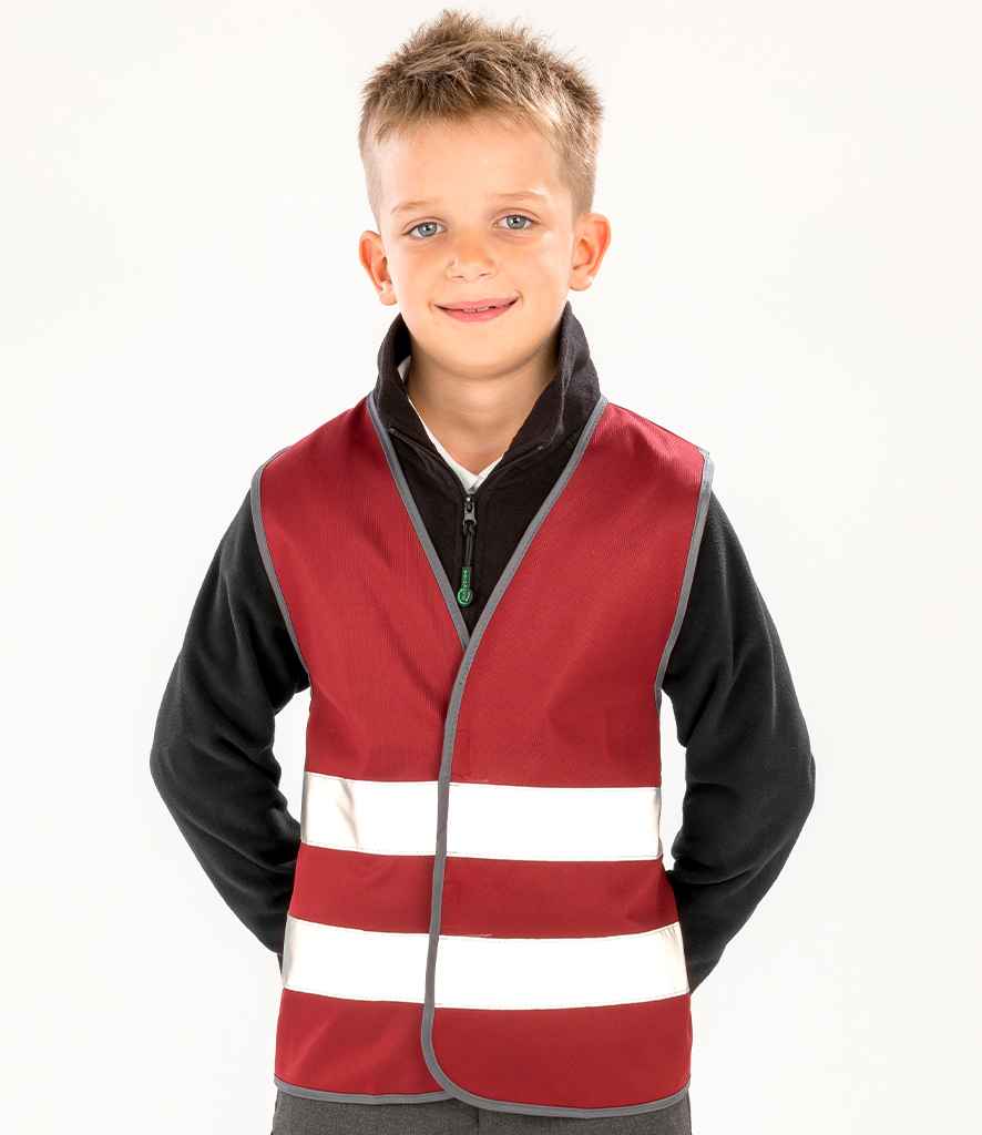 [RS200BE SKY S] Result Core Kids Enhanced Vis Vest (S, Sky Blue)