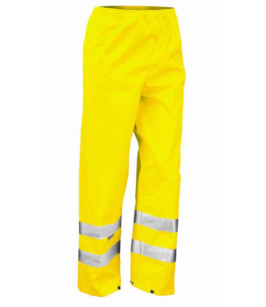 [RS22 YEL S/M] Result Safe-Guard Hi-Vis Trousers (S/M, Yellow)