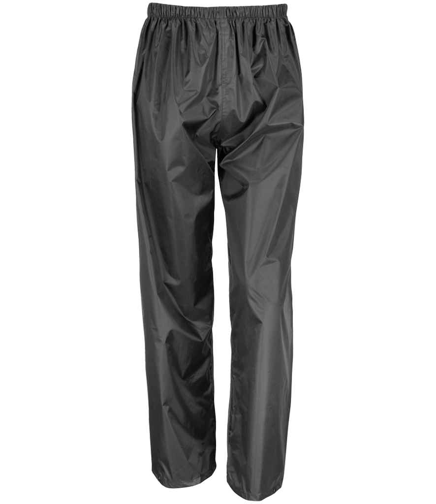 [RS226B BLK 3-4] Result Core Kids Waterproof Overtrousers (3-4, Black)