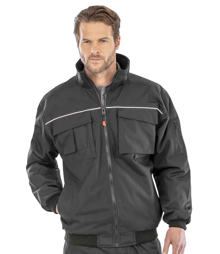 [RS300 BLK XS] Result Work-Guard Sabre Pilot Jacket (XS, Black)
