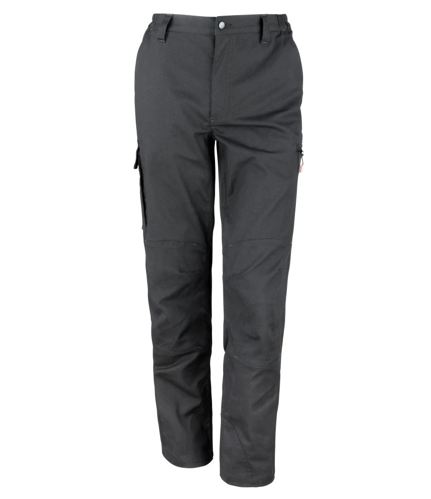 [RS303 BLK XS/L] Result Work-Guard Stretch Trousers (XS/L, Black)