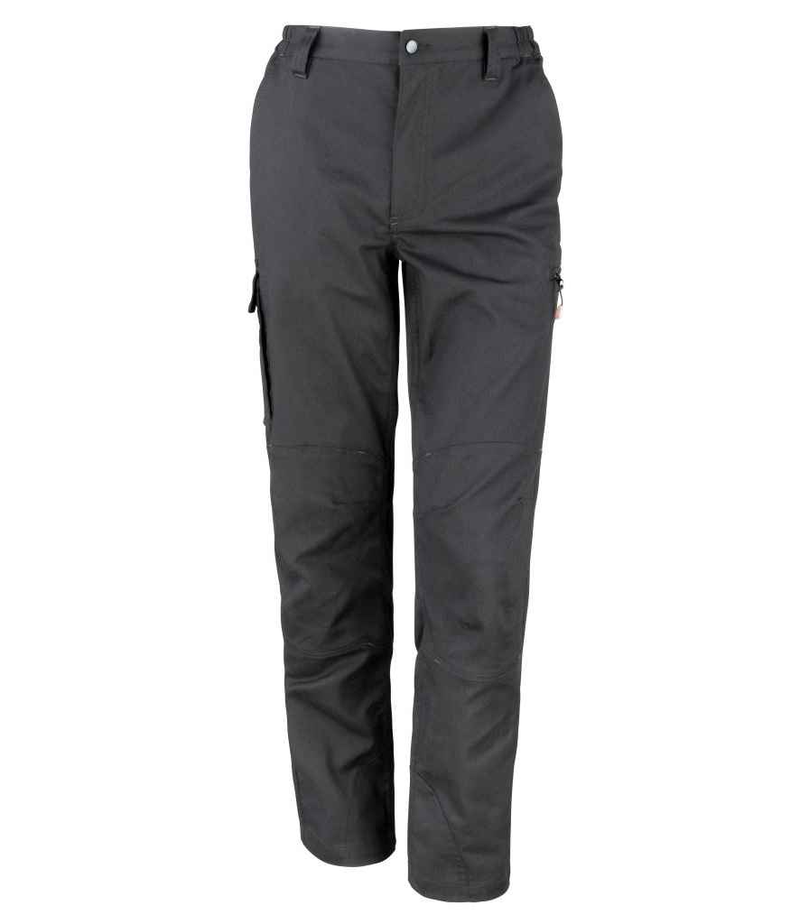 [RS303 BLK XS/L] Result Work-Guard Stretch Trousers (XS/L, Black)