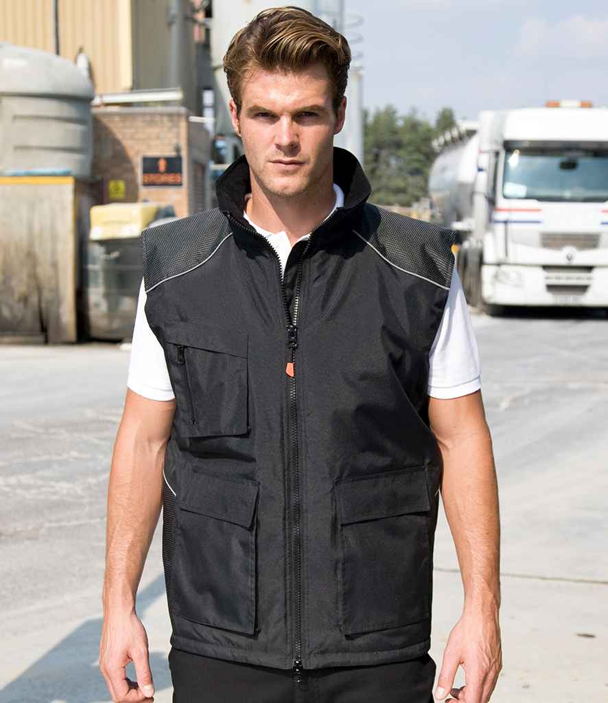 [RS306 BLK S] Result Work-Guard Vostex Bodywarmer (S)