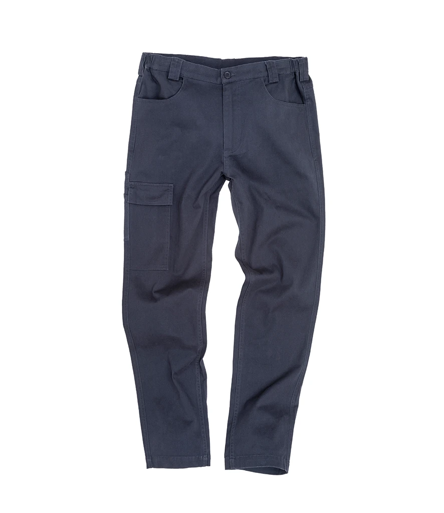 [RS470M BLK XS/R] Result Work-Guard Super Stretch Slim Chino Trousers (XS/R, Black)