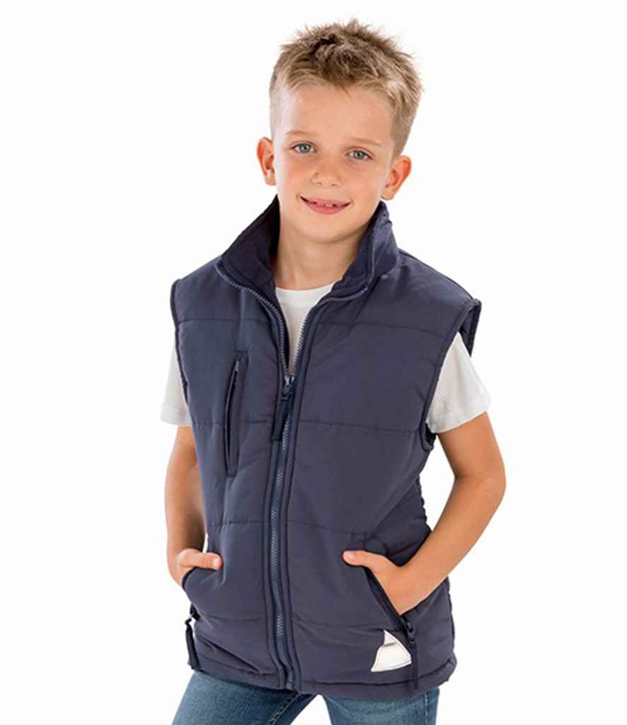 [RS88B NAV 3-4] Result Kids Ultra Padded Bodywarmer (3-4, Navy)