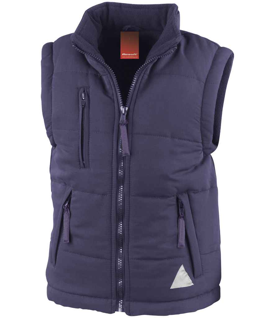 [RS88B NAV 3-4] Result Kids Ultra Padded Bodywarmer (3-4, Navy)