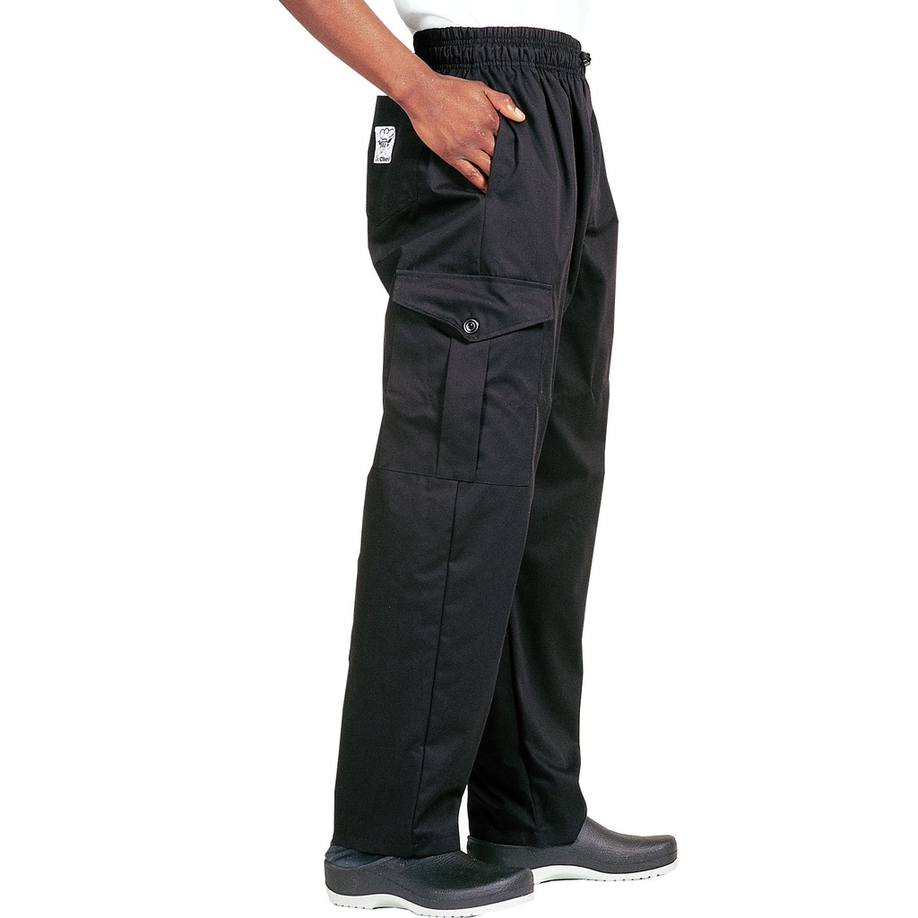 Le Chef Black Combat  Pants (XS)