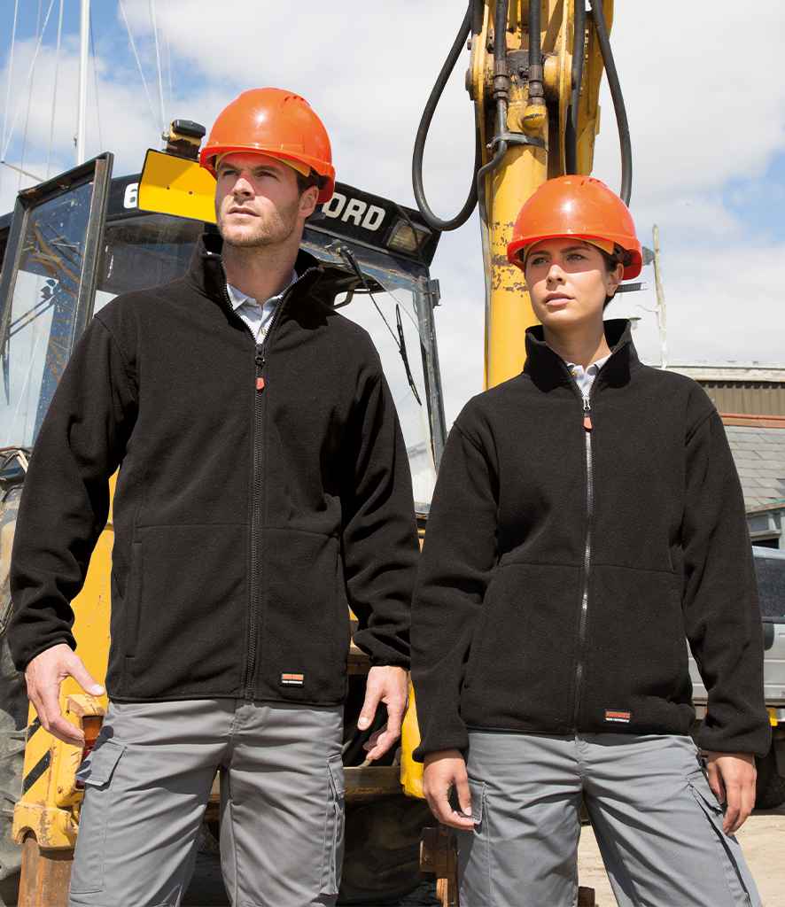 [RS330 BLK XS] Result Work-Guard Heavy Duty Micro Fleece (XS, Black)
