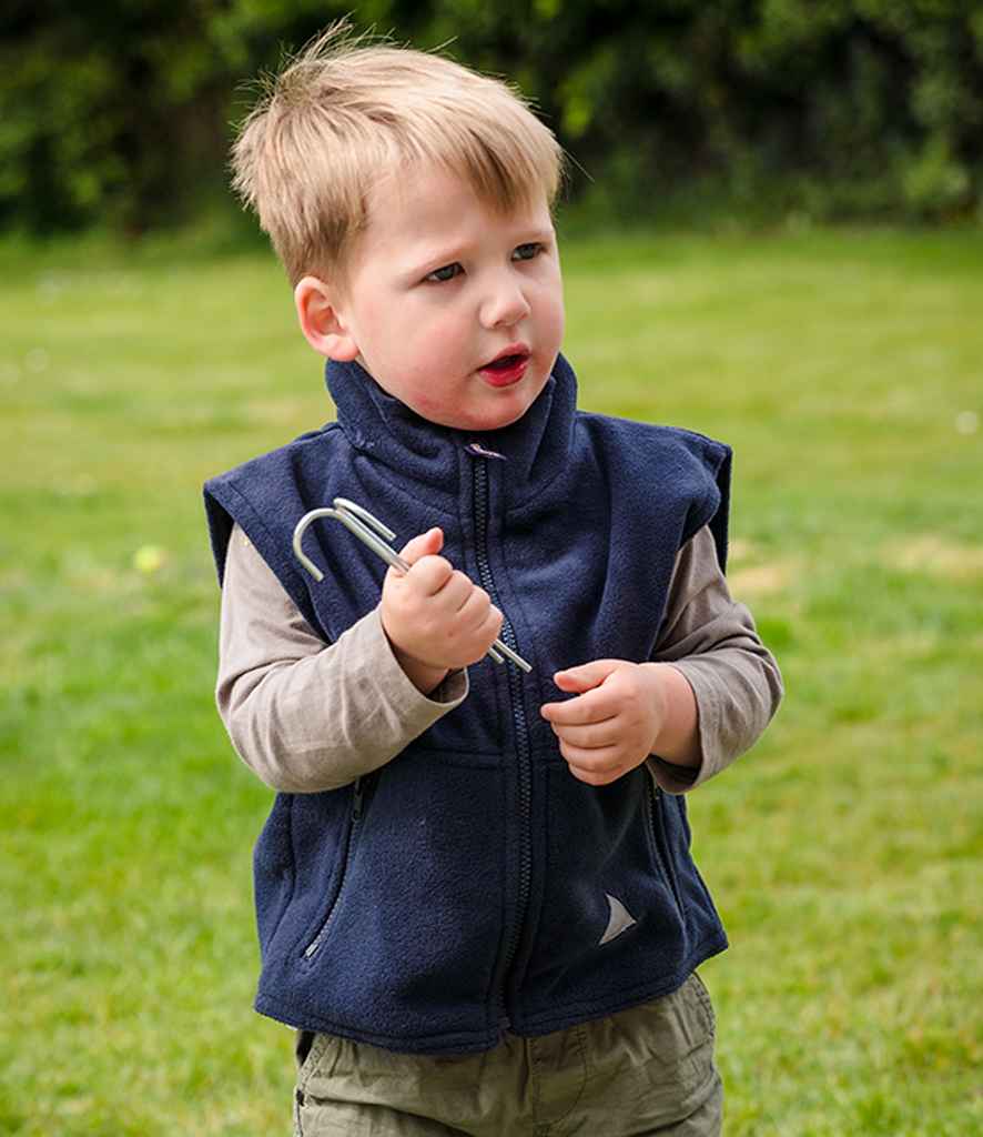 [RS37B NAV 3-4] Result Kids/Youths Polartherm™ Fleece Bodywarmer (3-4, Navy)