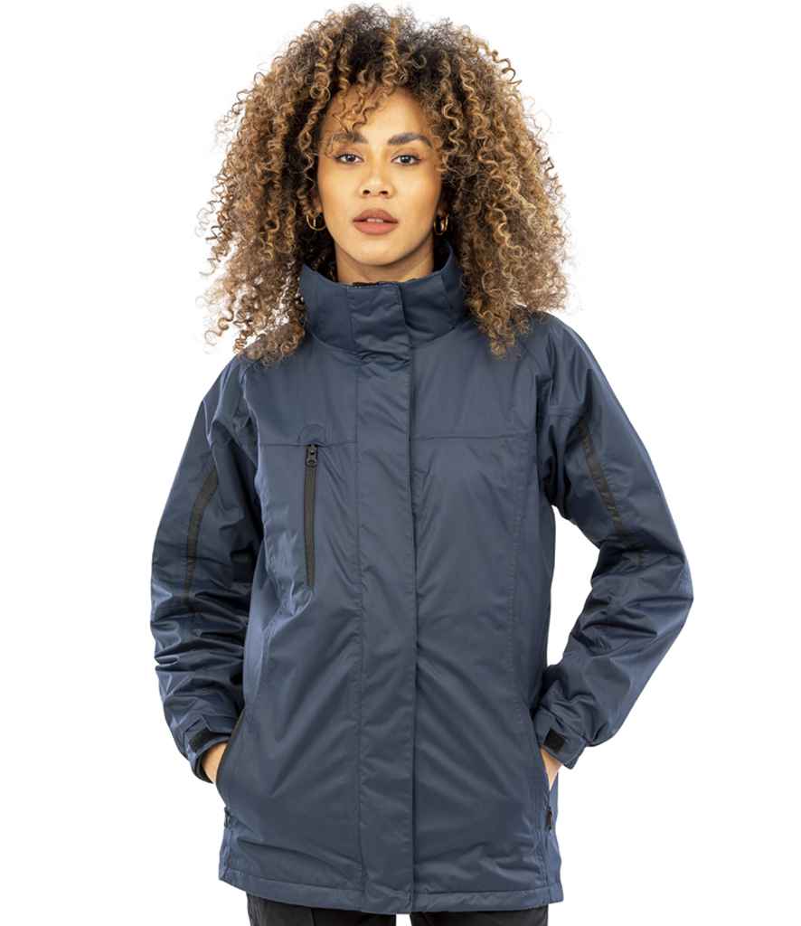 [RS400F RD/BK XS] Result Ladies Journey 3-in-1 Jacket with Soft Shell Inner (XS, Red/Black)