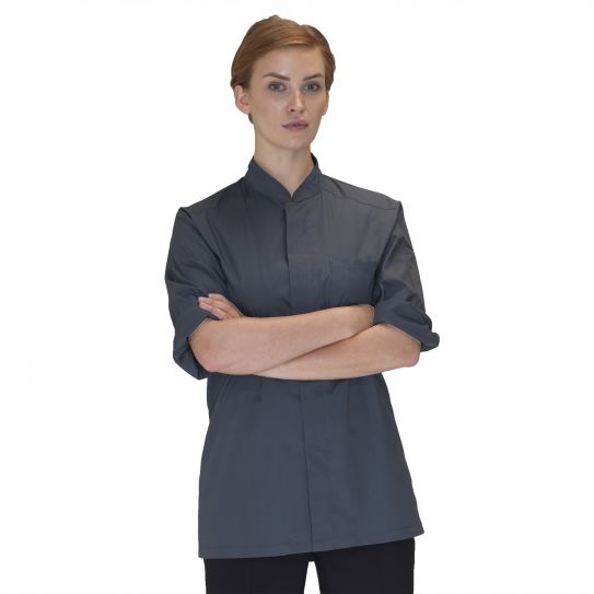 Le Chef Ladies Prep Shirt (Grey, XS)