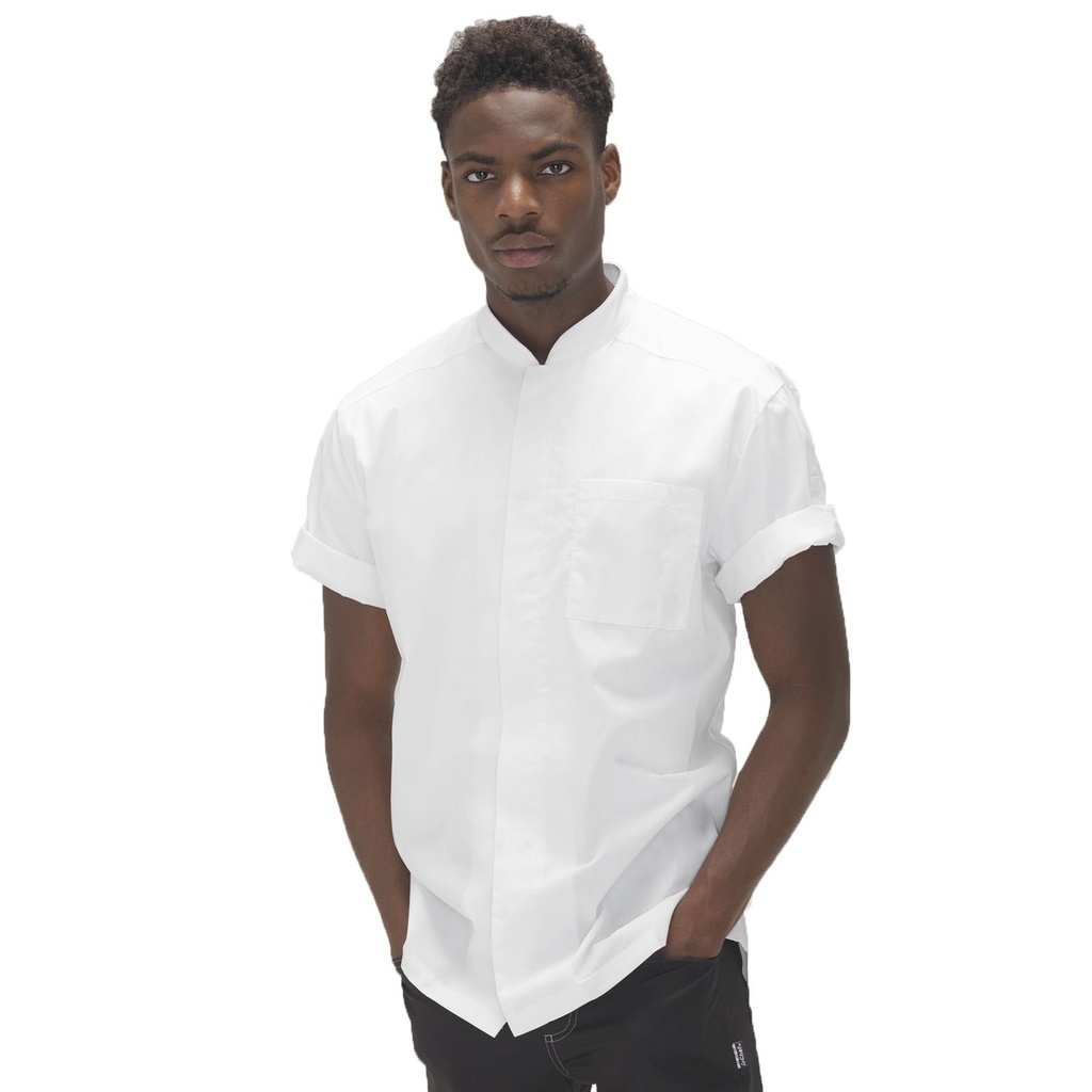 Le Chef Mens Prep Shirt (Grey, XS)
