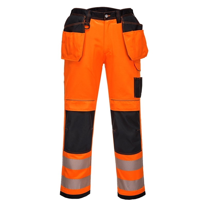 PW3 Hi-Vis Holster Work Trouser (Yellow/Black, 28)