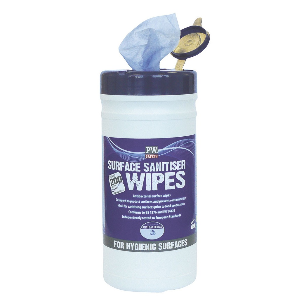[J-SWPW] Portwest Surface Sanitising Wipes (200 Wipes)